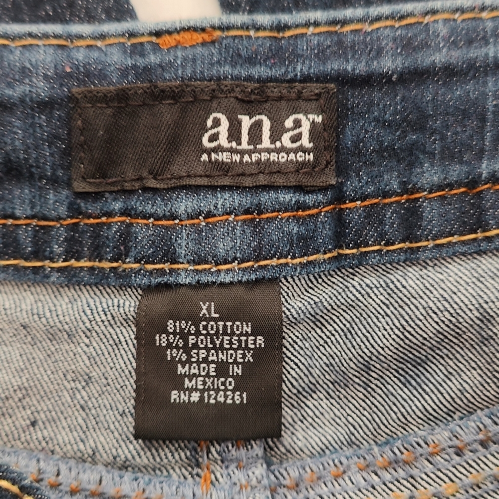 a.n.a Blue Denim Jeans - Size XL - Picture 4 of 8